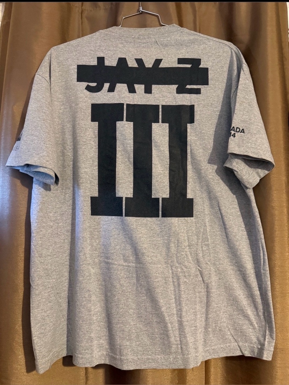 JAY-Z  III  Rocawear Gray 'Local Crew' Short-Sleeve Graphic Tee